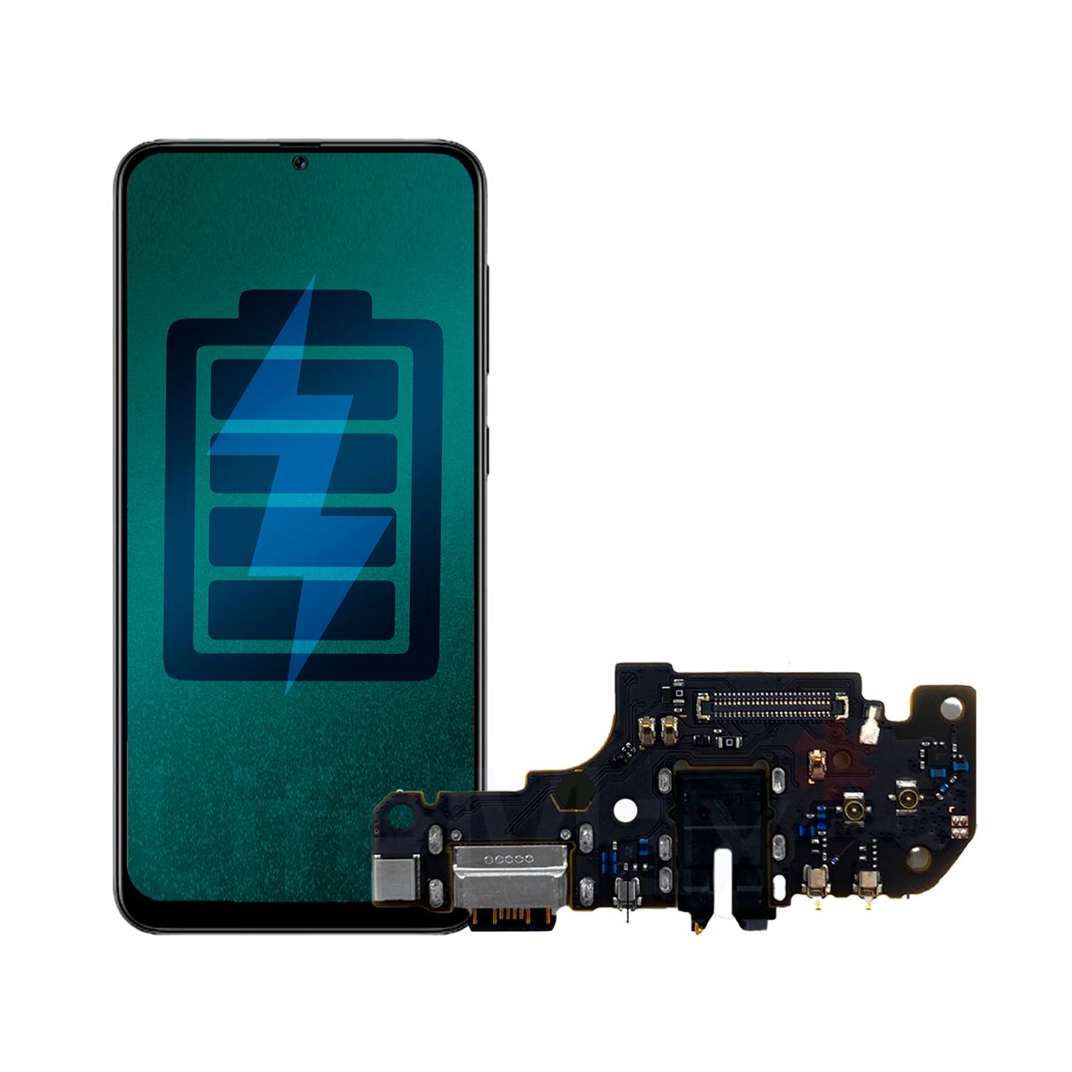 GENERICO - Flex de Carga para Xiaomi MI 10T Lite Conector Tipo C