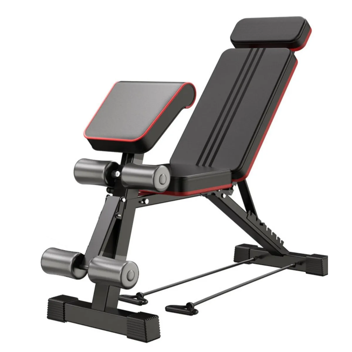 YEP S - Banco banca de abdominales y pesas con Inclinación