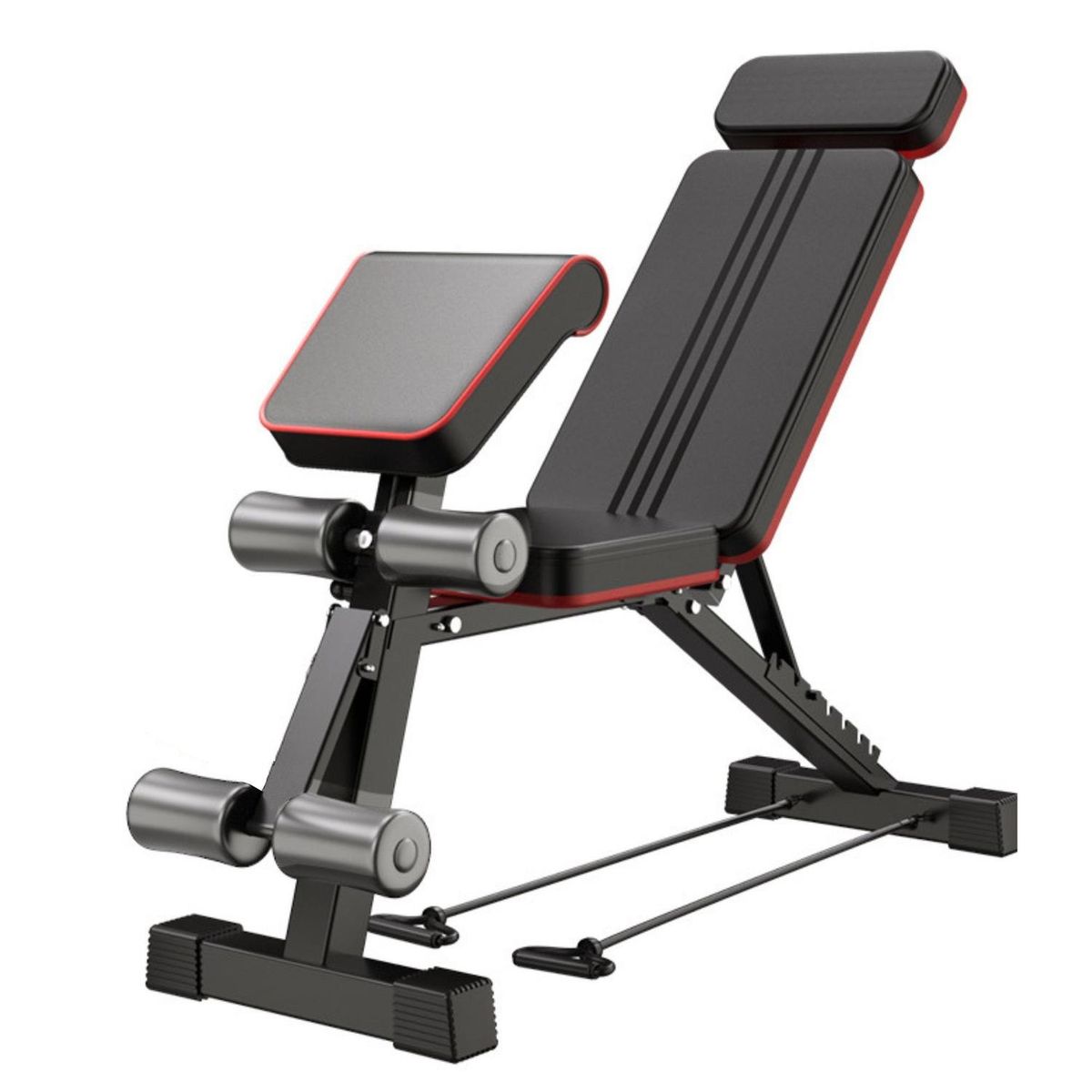 YEP S - Banco banca de abdominales y pesas con Inclinación