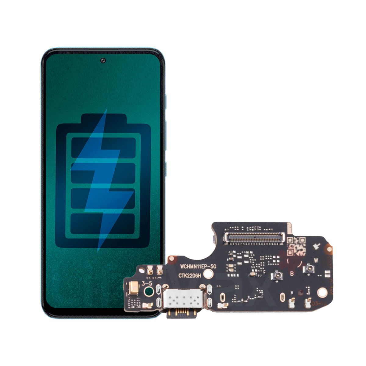 GENERICO - Flex de Carga Compatible con Xiaomi Poco X4 Pro 4G Tipo C