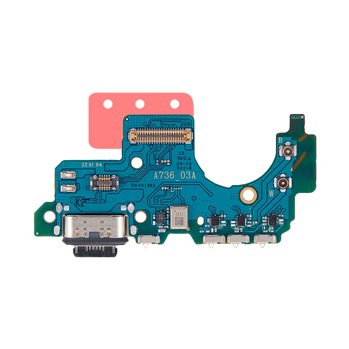 GENERICO - Flex de Carga Compatible con Samsung A73 5G Conector Tipo C