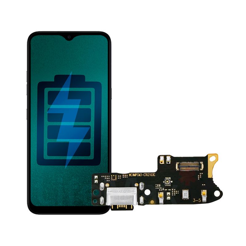 GENERICO - Flex de Carga Compatible con Xiaomi Redmi 9T Conector Tipo C