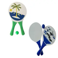 GENERICO - 2 Paletas de Playa + Pelota Diferente Diseño