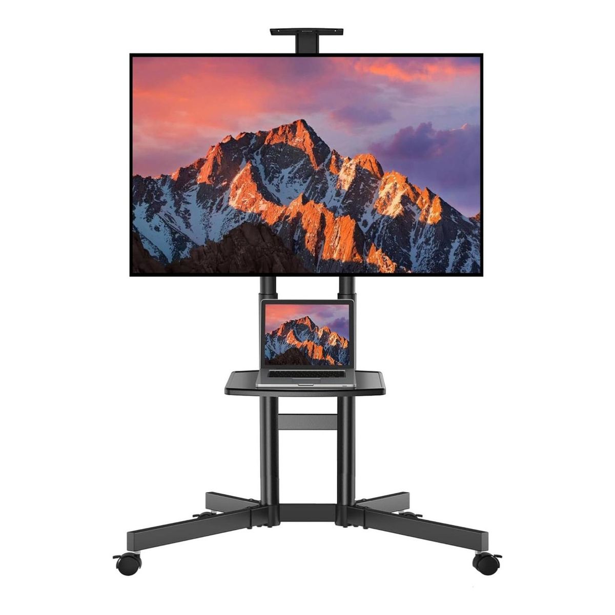 YEP S - Soporte Tv Pedestal Con Ruedas 32-65 Pulgadas