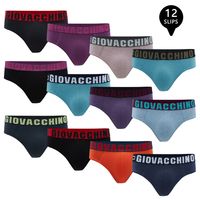 Pack de 12 slip Algodon Hombre.