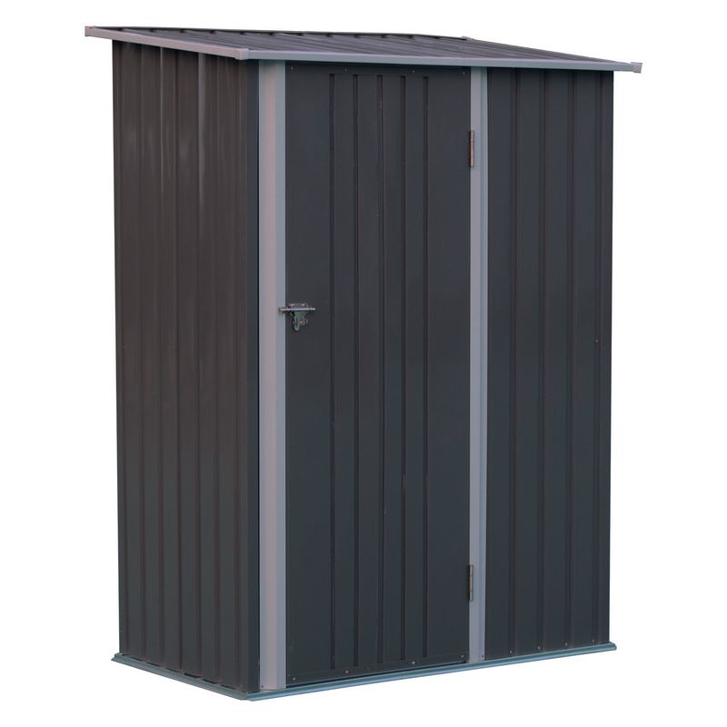 EL BARCO - Bodega Jardín 142x84x189 Gris