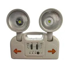 GENERICO - Lámpara de Emergencia LED 2 Focos 10W