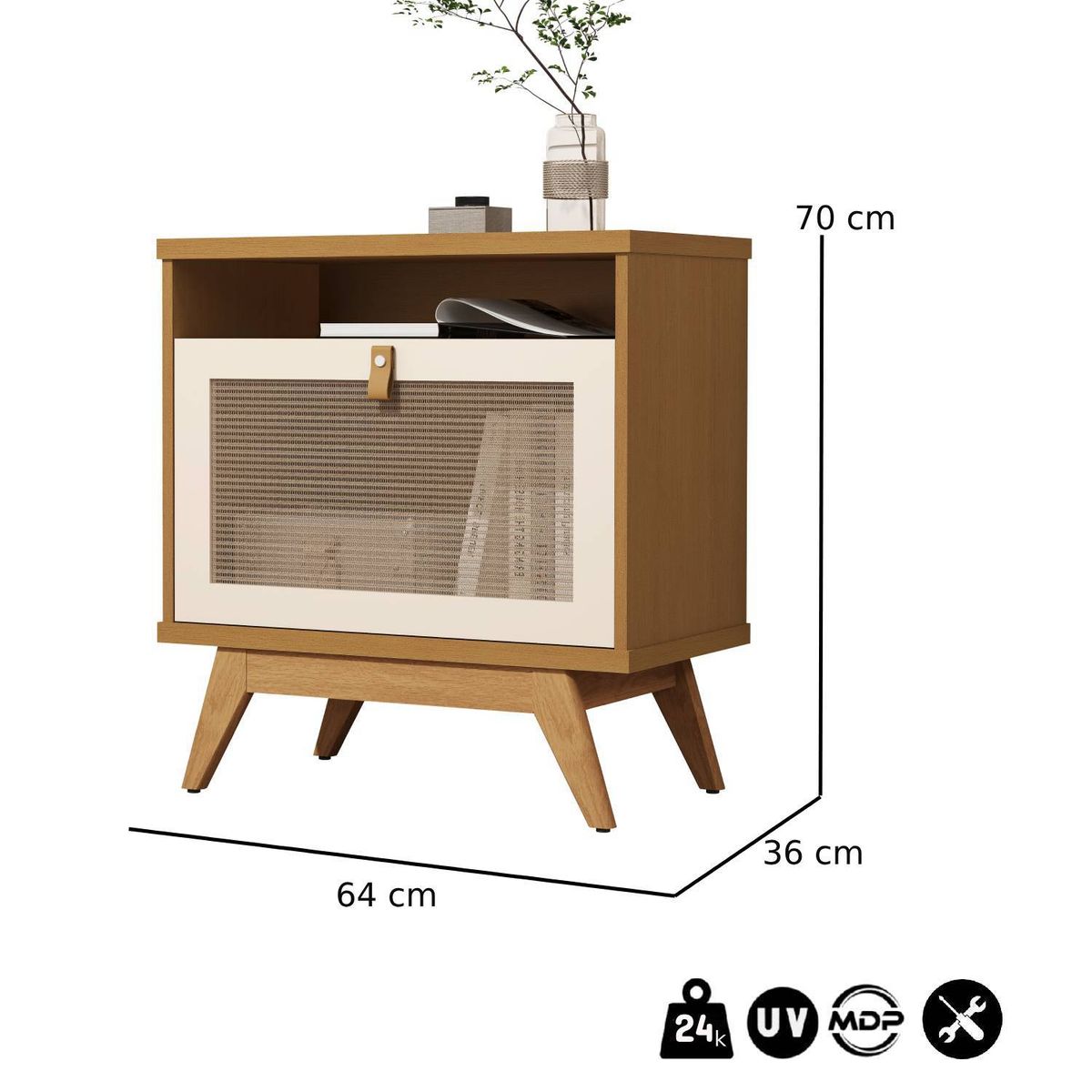 BE DESIGN - Velador Camu Caramelo