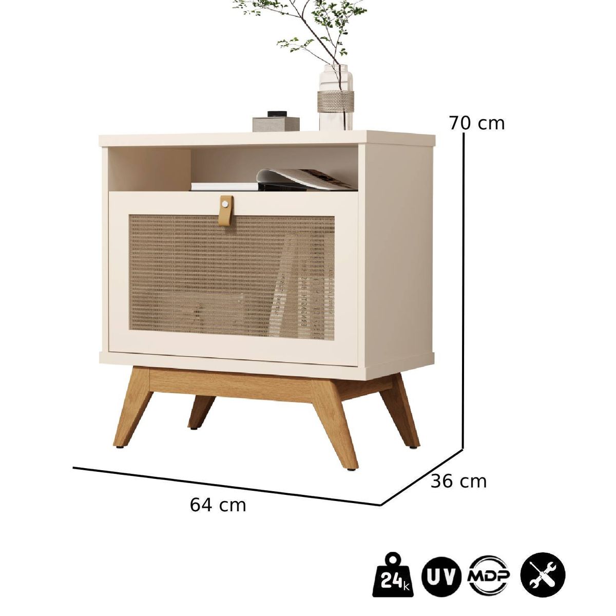 BE DESIGN - Velador Camu Caramelo