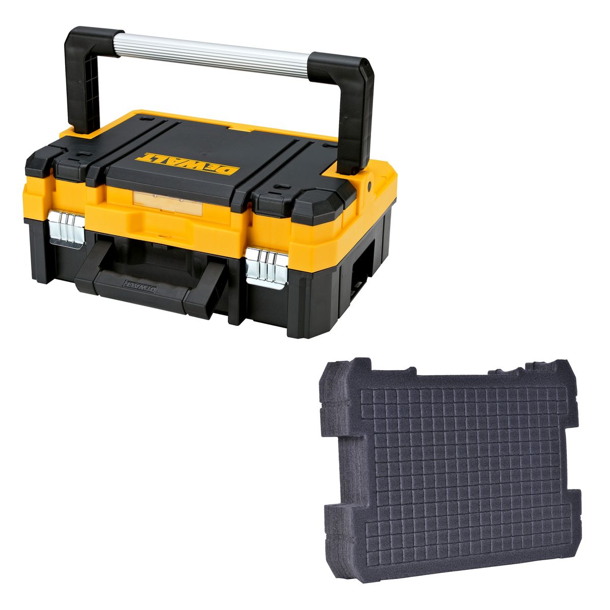 DEWALT - Caja con Organizador 30kg TSTAK + Inserto espuma DEWALT