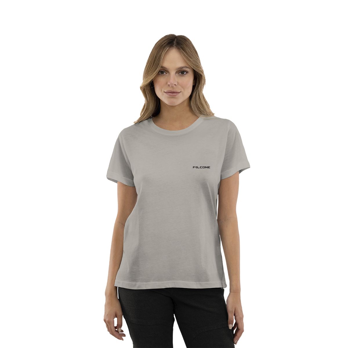 FALCONE - Polera Orgánica Classic Logo Mujer Falcone
