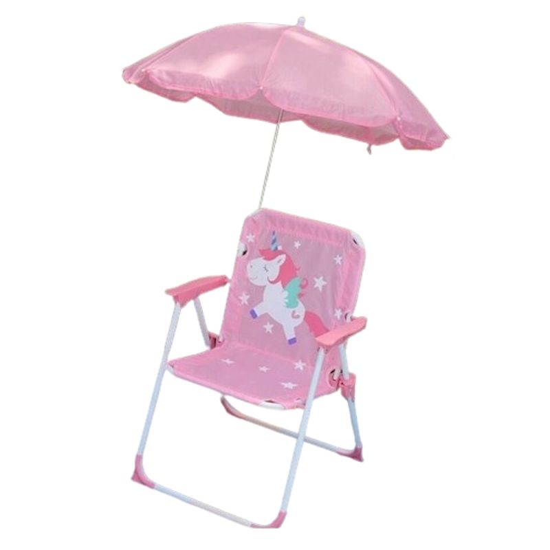 GENERICO - Silla Asiento Para Niños Paraguas Plegable Unicornio Rosa