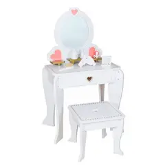 KIDSCOOL - TOCADOR BLANCO LOVE CON ACCESORIOS - - W08H102B