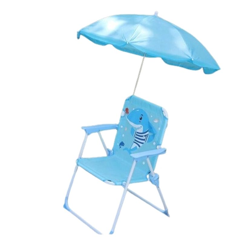 GENERICO - Silla Asiento Para Niños Paraguas Plegable Tiburon Azul