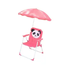 GENERICO - Silla Asiento Para Niños Paraguas Plegable Panda Rosa