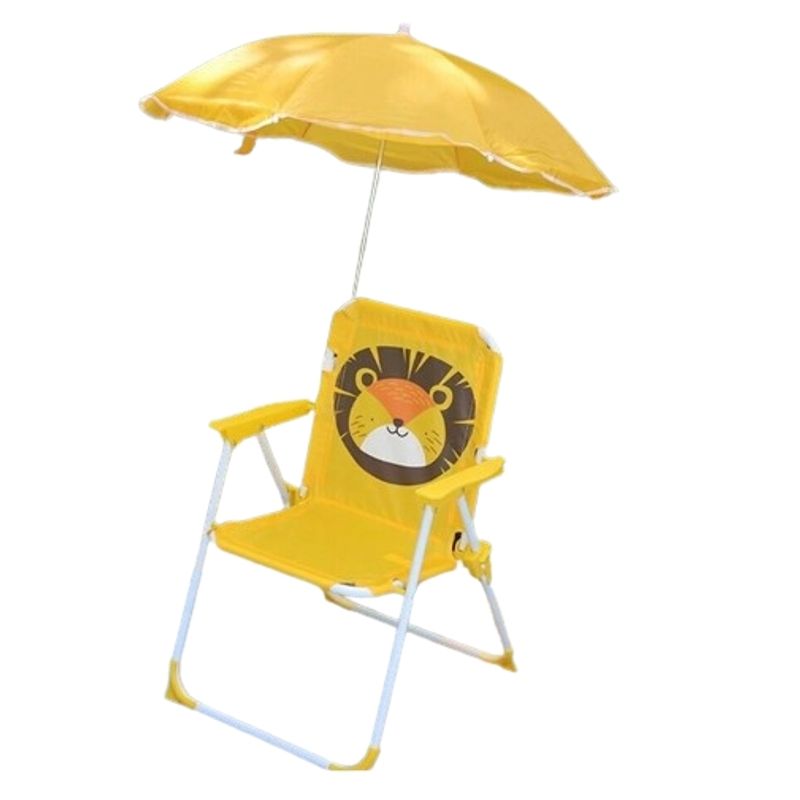 GENERICO - Silla Asiento Para Niños Paraguas Plegable Leon Amarillo
