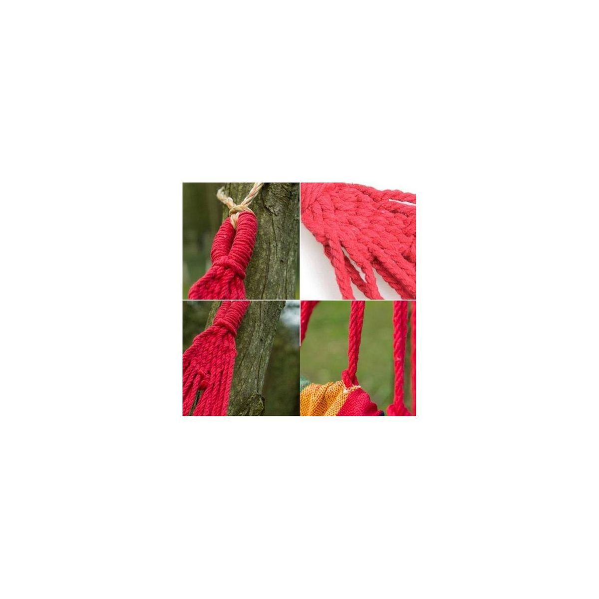 GENERICO - Hamaca 100% Algodón Premium Colgante  2 plazas