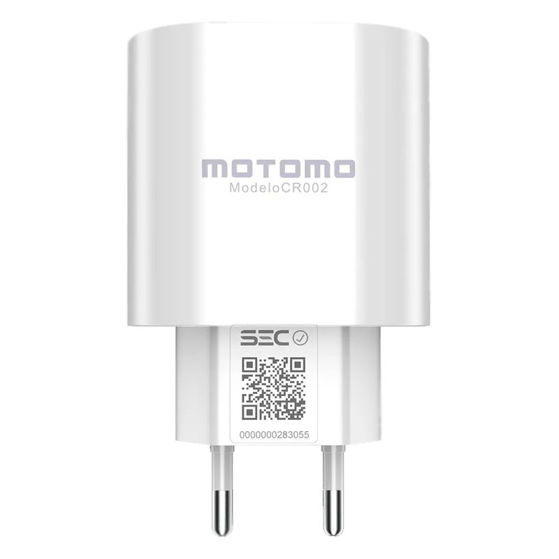 MOTOMO - Cargador de Telefono Puerto USB Q30 Carga Rapida Qualcomm