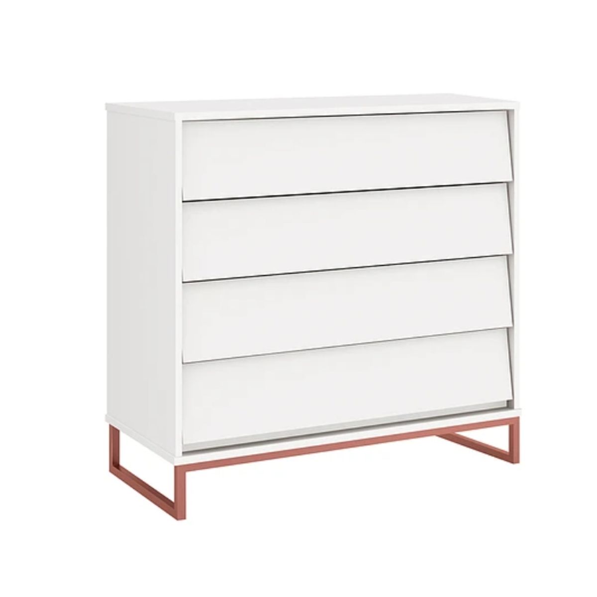 KIDSCOOL - COMODA NOAH DESING INDUSTRIAL BLANCA BASE COBRE - 11029