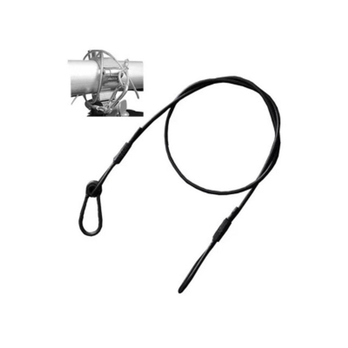 GENERICO - Cable Acero Recubierto 52kg Multifunción 1 Metro X 4mm