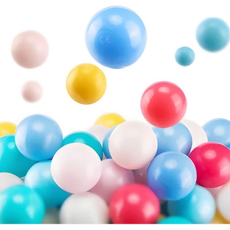 CRUSEC - Pack 100 Pelotas Plásticas Para Piscina 7 Cm Infantil