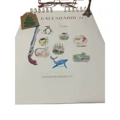 GENERICO - Calendario fauna diseño acuarela