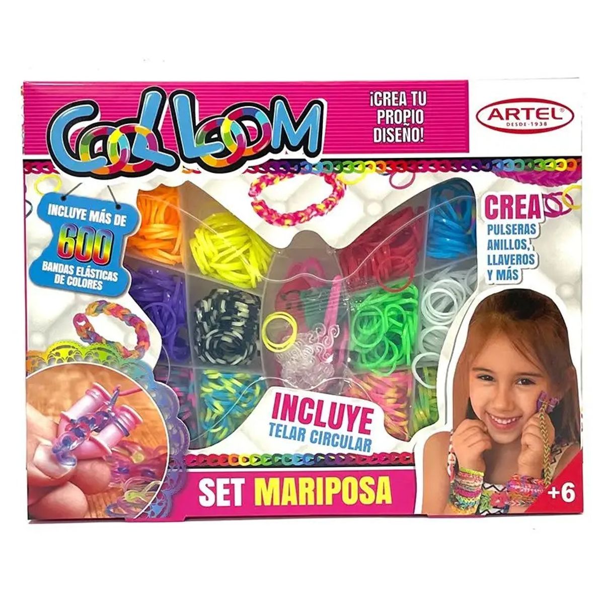 ARTEL - Set de Armado de Pulseras Mariposa