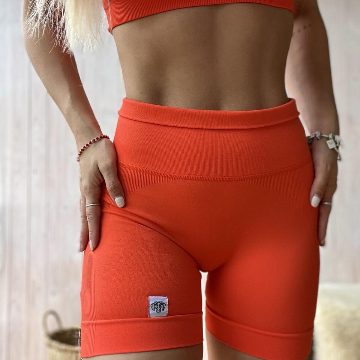 PIPA ACTIVE - Calza short strong2 - Naranja