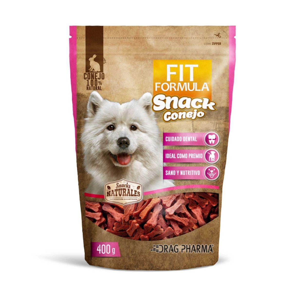 FIT FORMULA - Snack Perros Fit Formula Conejo 400gr