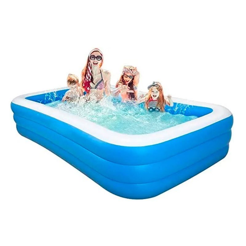 GENERICO - Piscina Inflable Para Verano 210cm rectangular