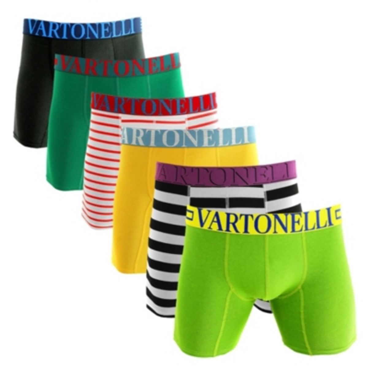 GIOVACCHINO - Pack de 6 Boxer Largo Algodon Hombre.