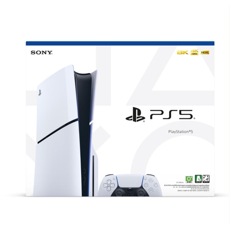 SONY - Sony PS5 PlayStation 5 Slim (CD ROOM) Blanco