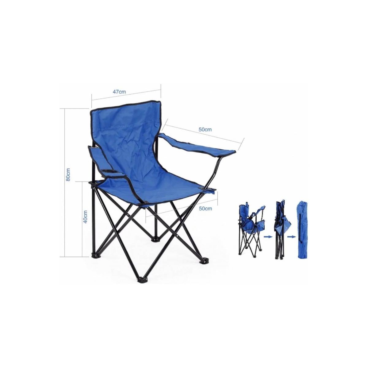 GENERICO - Silla Plegable De Playa Camping Pesca Picnic Playa