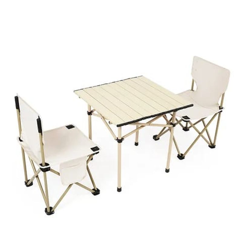 GENERICO - Juego de Mesa Sillas Camping Plegable
