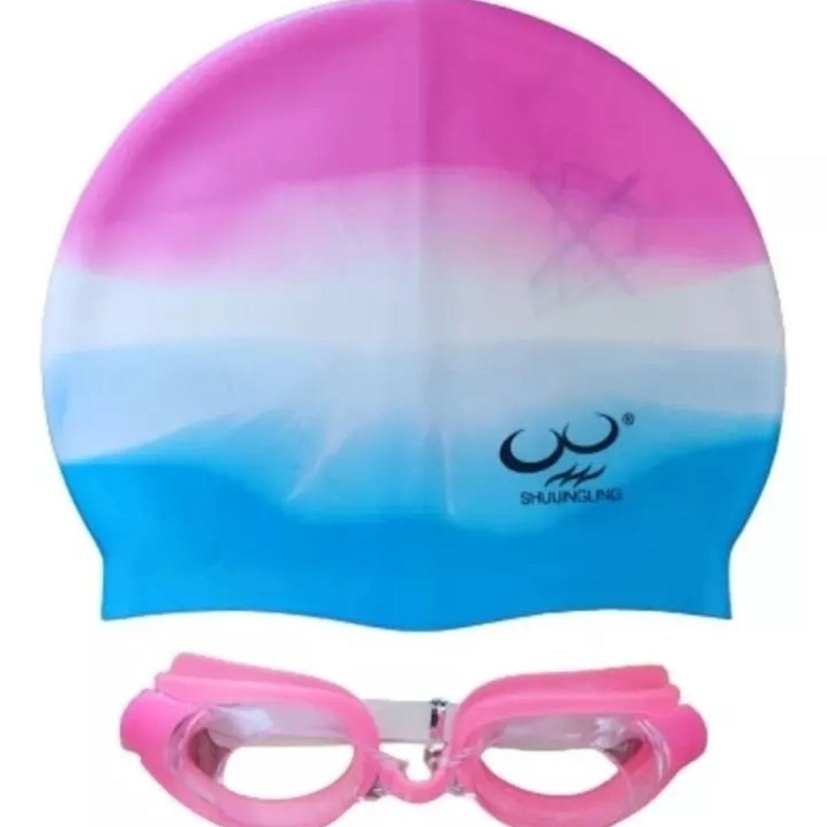 GENERICO - Conjunto De Gorro Y Gafas De Natación