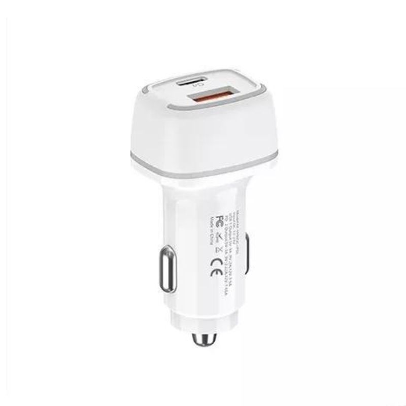 GENERICO - Cargador Cigarrera Auto Usb  Pd 18w Celular