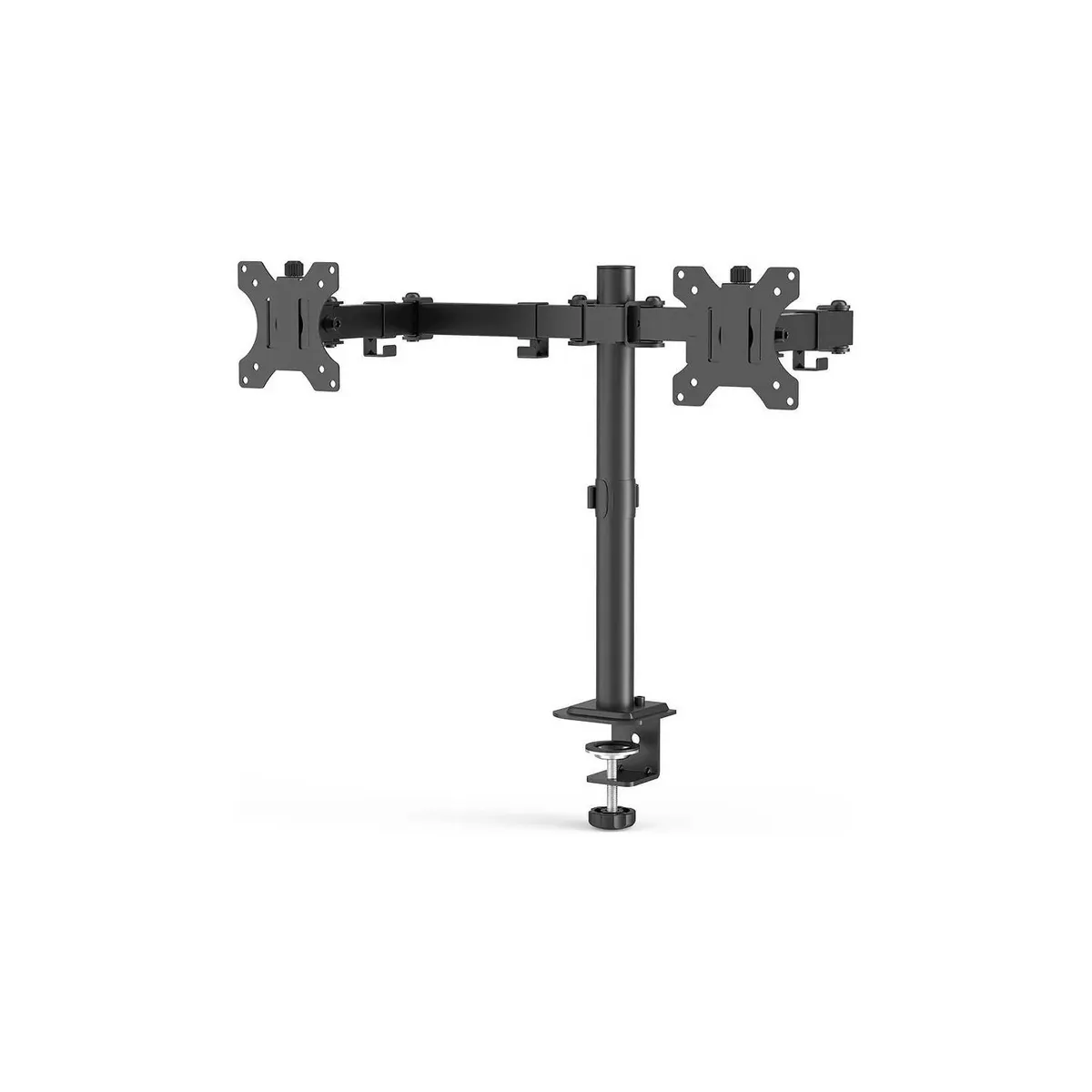 GENERICO - Soporte Doble Brazo Articulado Negro Para Monitor 10-32
