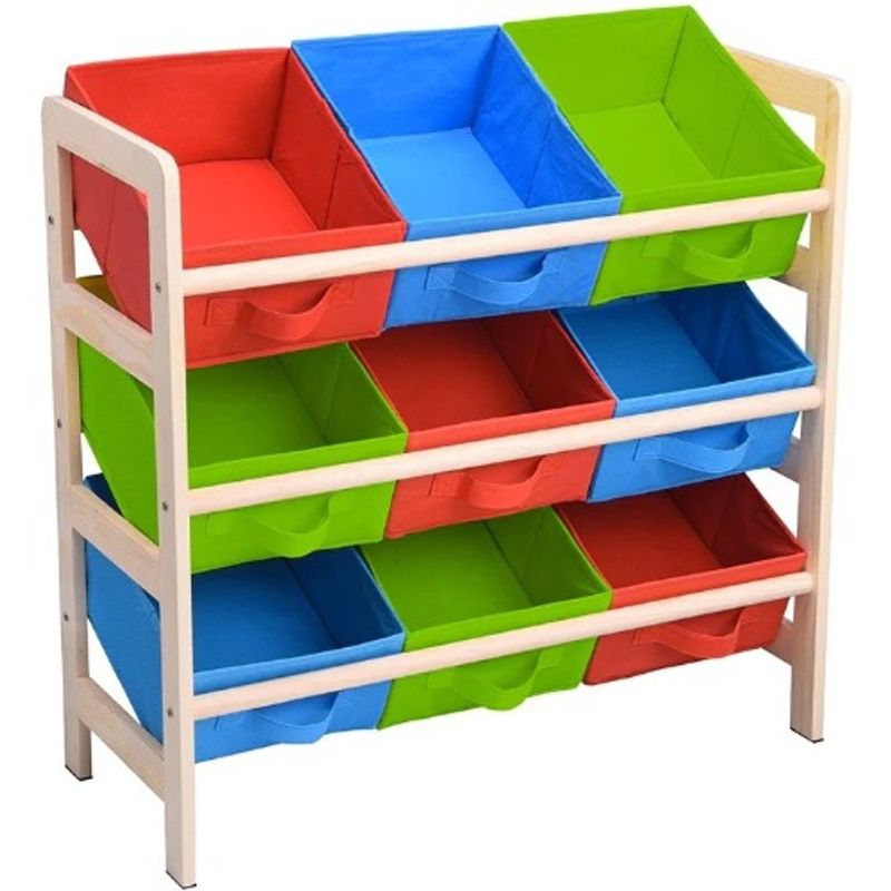 U BUY - Estante Infantil Organizador De Juguetes Repisa 64x29x65cm