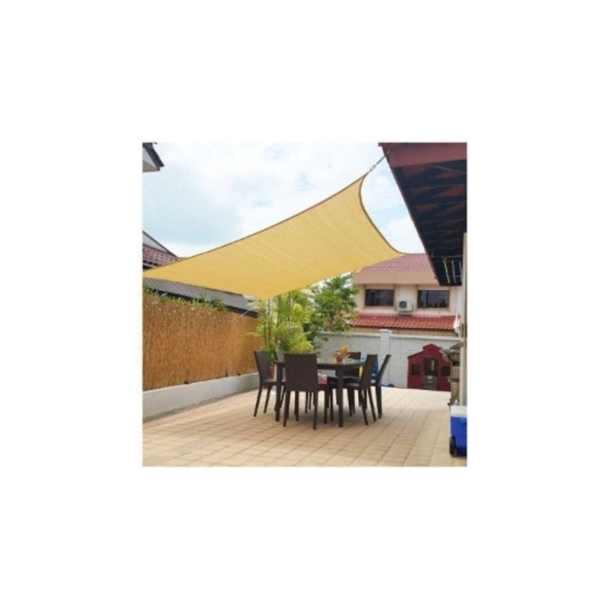 U BUY - Toldo Vela Sombra Rectangular 3.0 X 4.0 Mts Beige