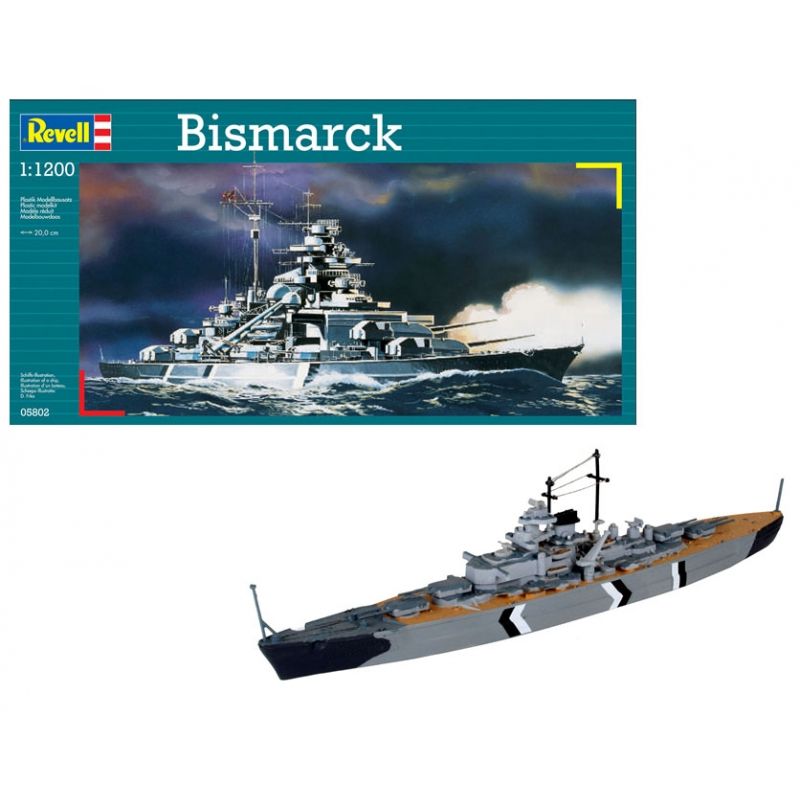 REVELL - REVELL 05802 1-1200 BISMARCK