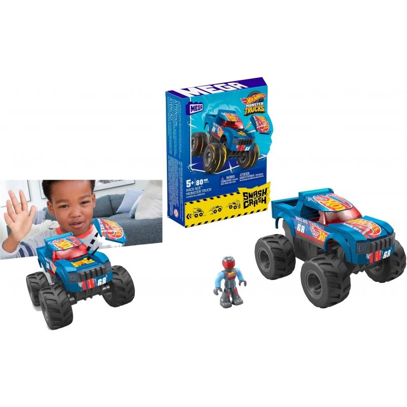 MATTEL - MATTEL HMM49 HOT WHEELS MEGA SMASH AND CRASH CARRERA ACE