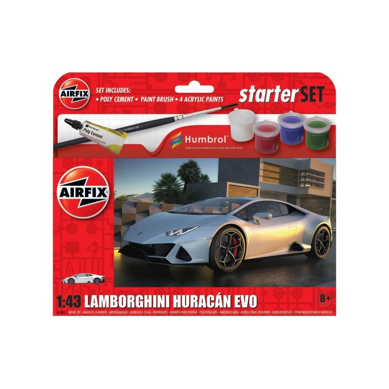 GENERICO - AIRFIX 55007 1-43 STARTER SET LAMBORGHINI HURACAN EVO