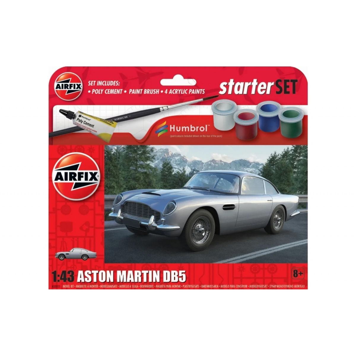 GENERICO - AIRFIX 55011 1:43 STARTER SET ASTON MARTIN DB5
