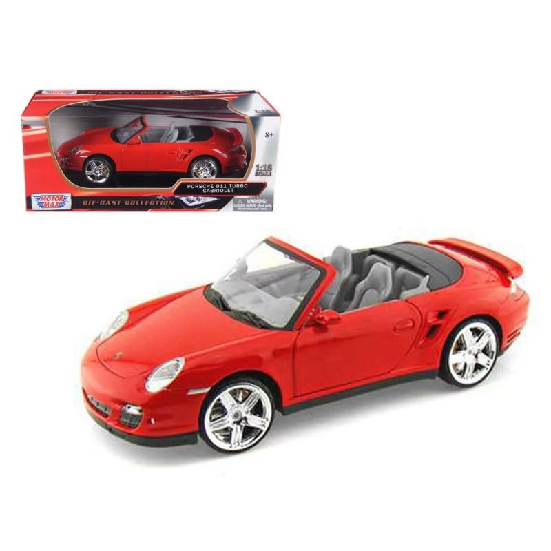 MOTORMAX - MOTORMAX 73183 PORSCHE 911 TURBO CABRIOLET 1-18