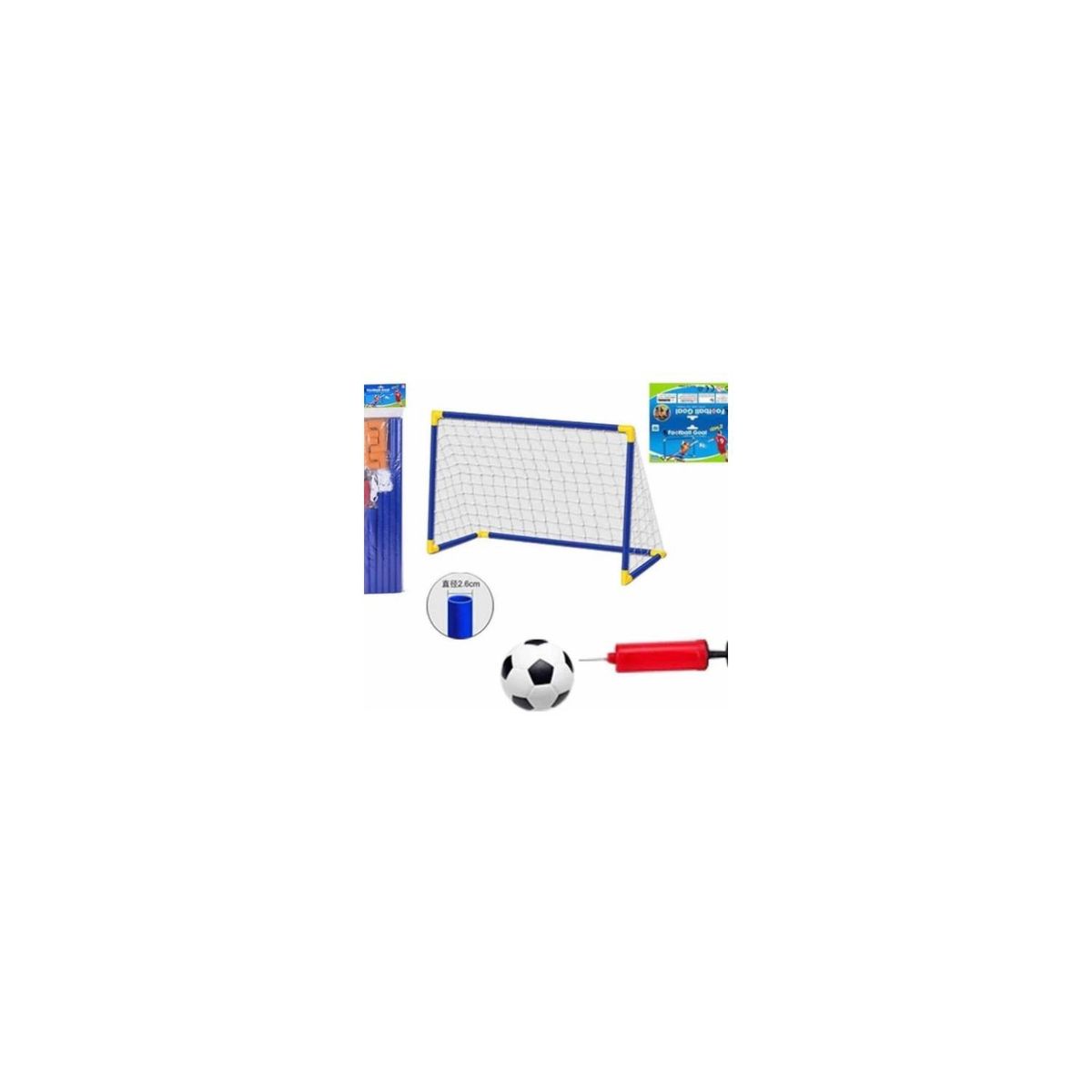 U BUY - Mini Arco De Fútbol + Pelota + Bombin Juguete Para Niños