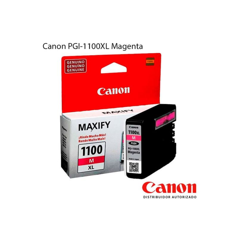 CANON - Cartucho Canon PGI-1100XL 12ml 780 Páginas Magenta CANON