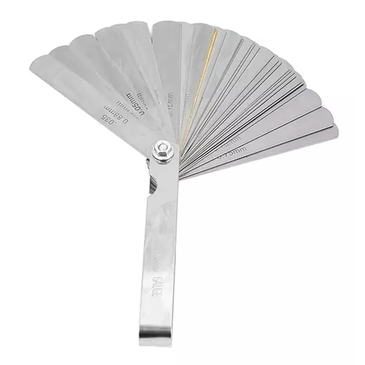 ESHOPANGIE - Sensor Galga De Espesores De Acero Inoxidable 32 Piezas