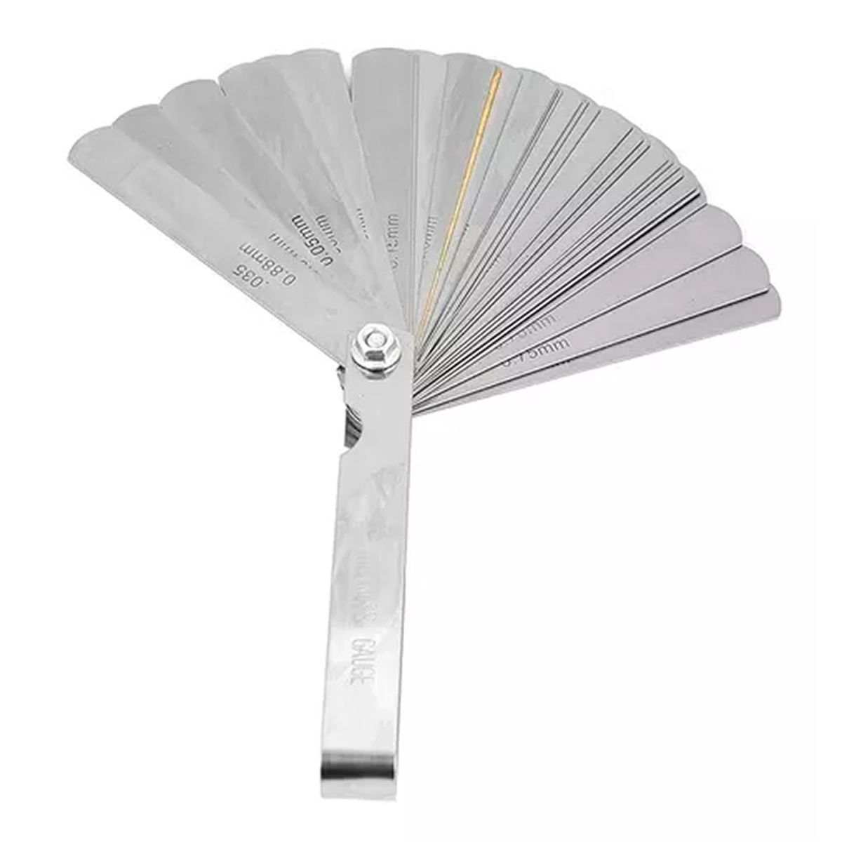 ESHOPANGIE - Sensor Galga De Espesores De Acero Inoxidable 32 Piezas