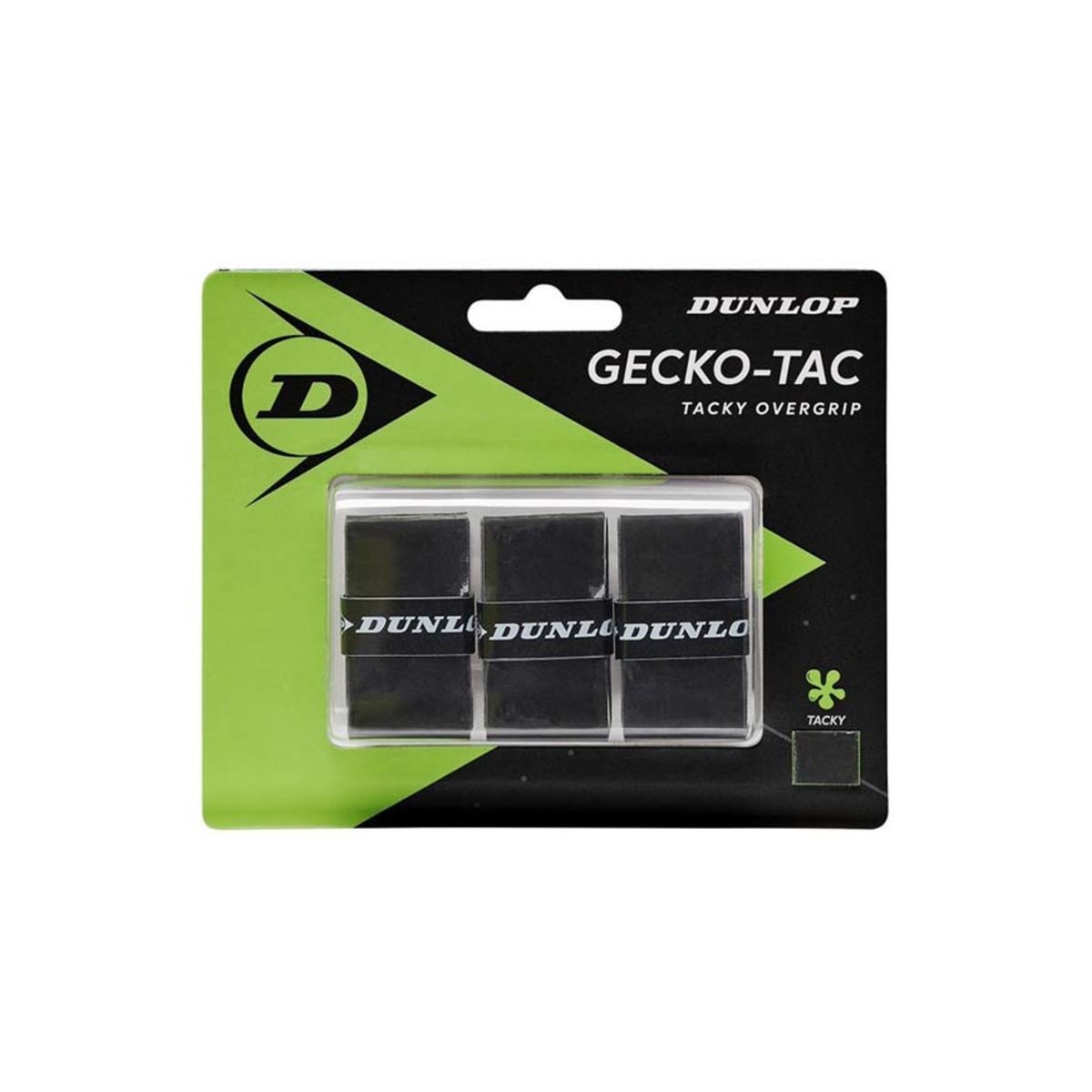 DUNLOP - OVERGRIP DUNLOP GECKO-TAC NEGRO X 3 DUNLOP