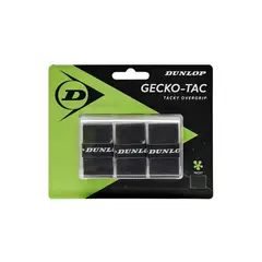 DUNLOP - OVERGRIP GECKO-TAC NEGRO X 3